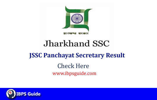 Jssc Panchayat Secretary Result Ldc Steno Result Check Here