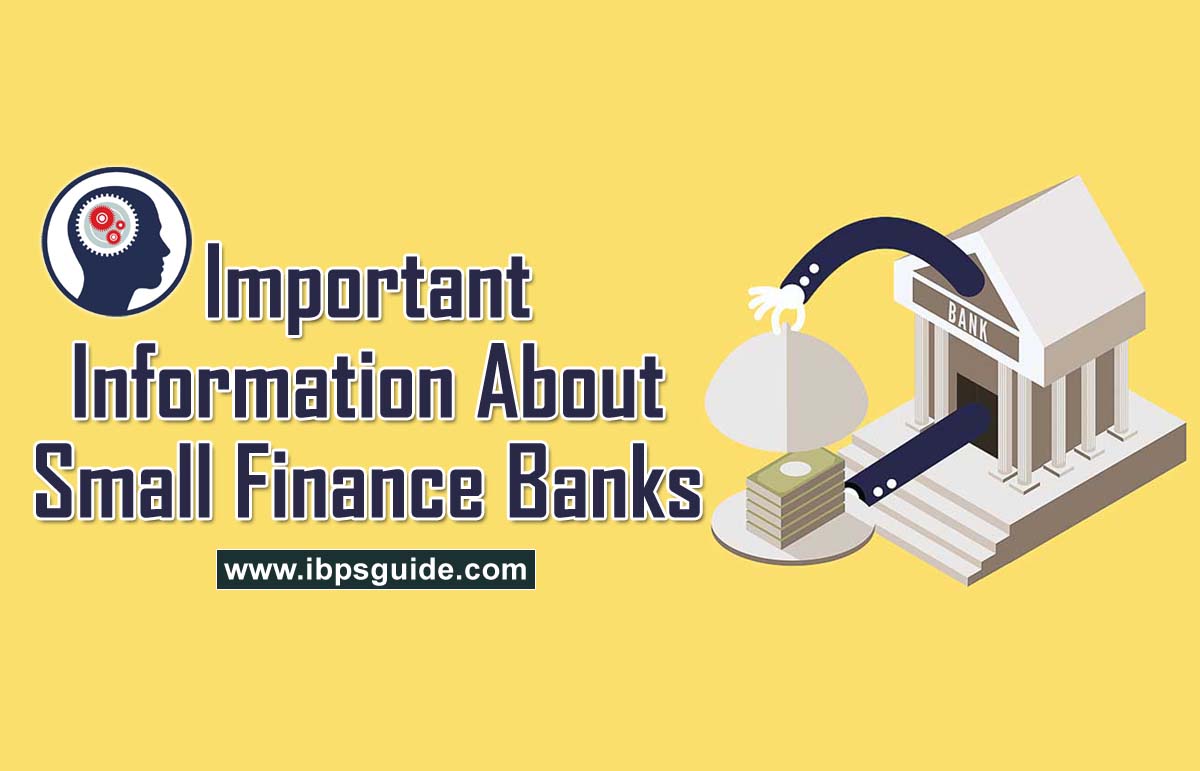 Important Information About Small Finance Banks in India