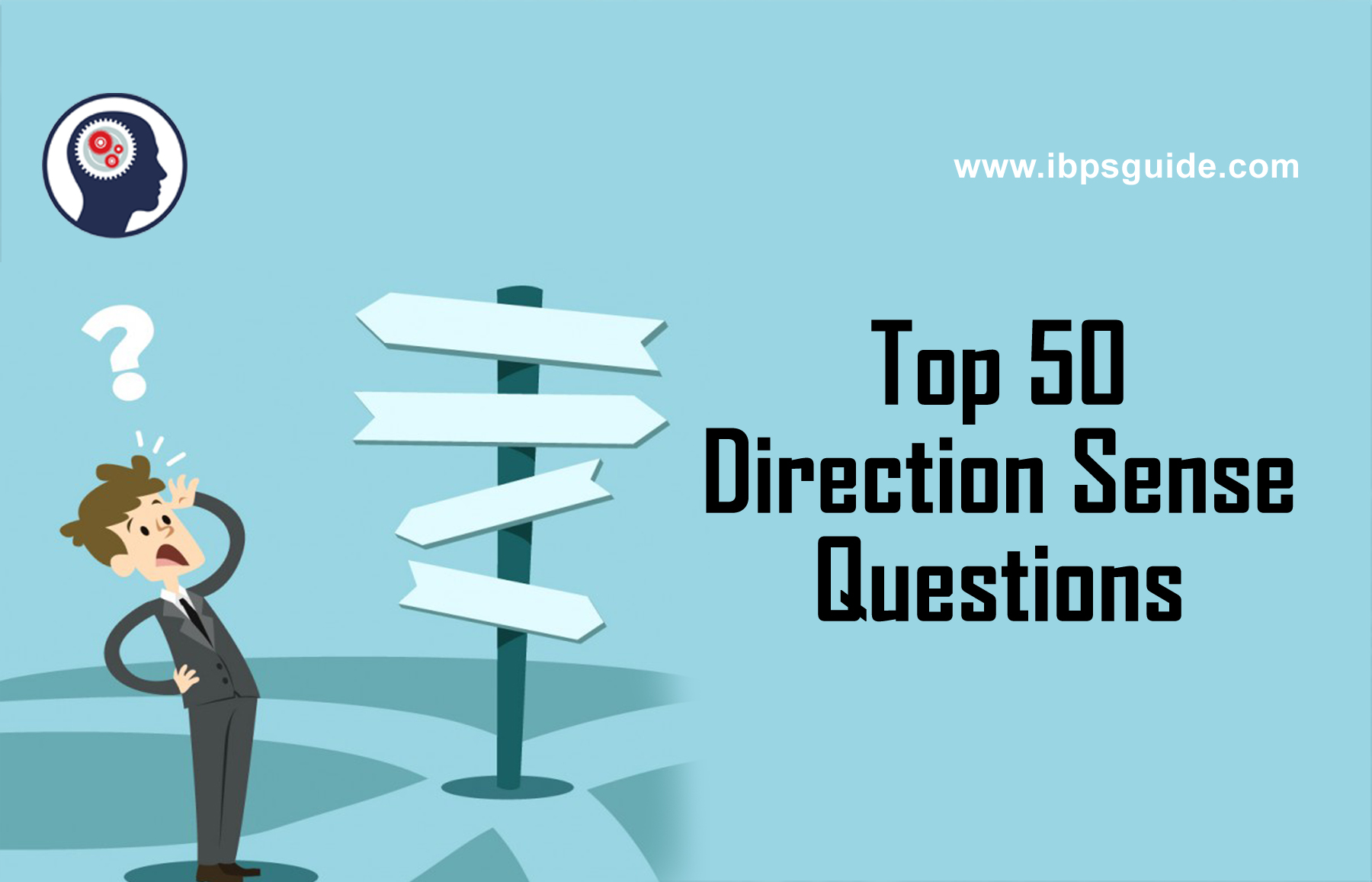 exam paper 2017 Mains 50 Sense Direction for TOP Clerk IBPS Questions 2017