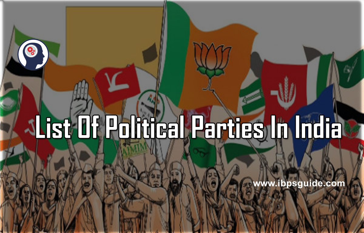 Political Parties In India National & State Level - General Awareness