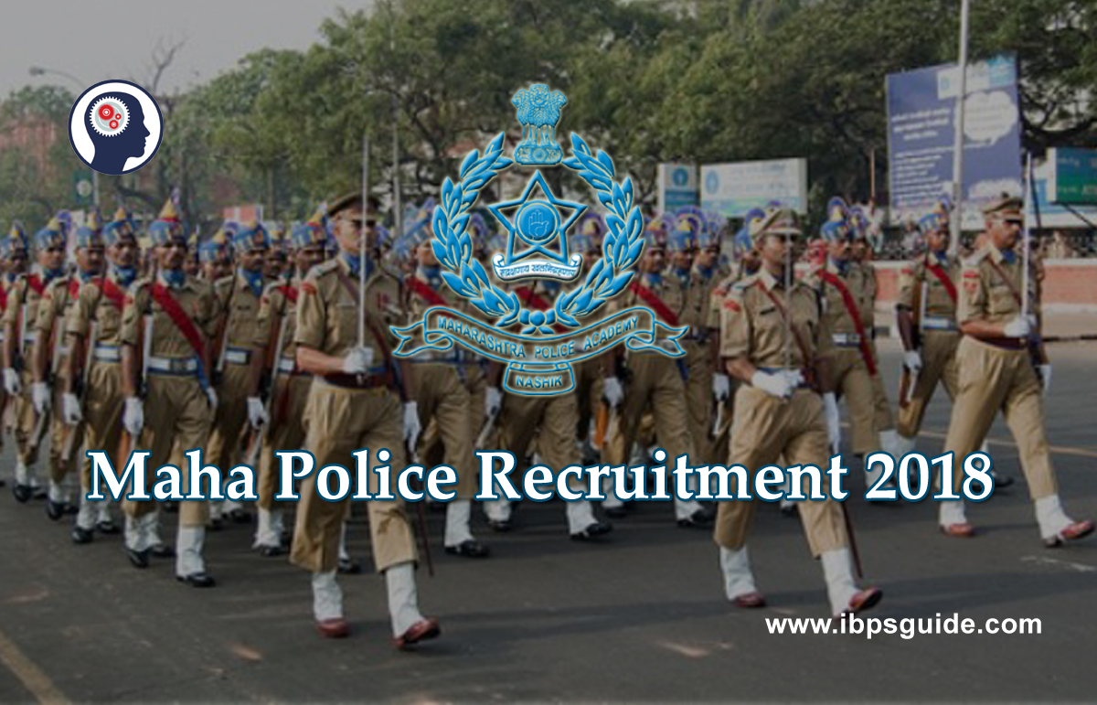 Maha Police Recruitment 2018 | 204 Asst Intelligence Officer - Apply Online