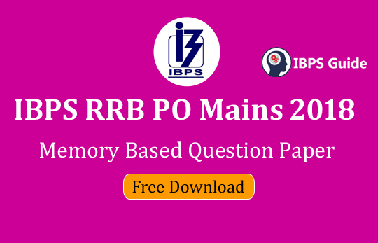 rrb po mains gk questions 2018