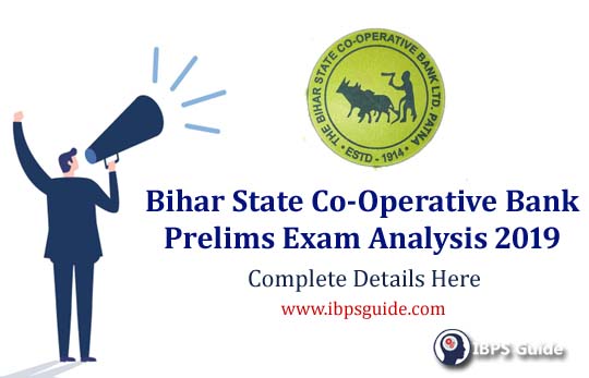 Bihar State Co-Operative Bank Prelims Exam Analysis 2019 ...