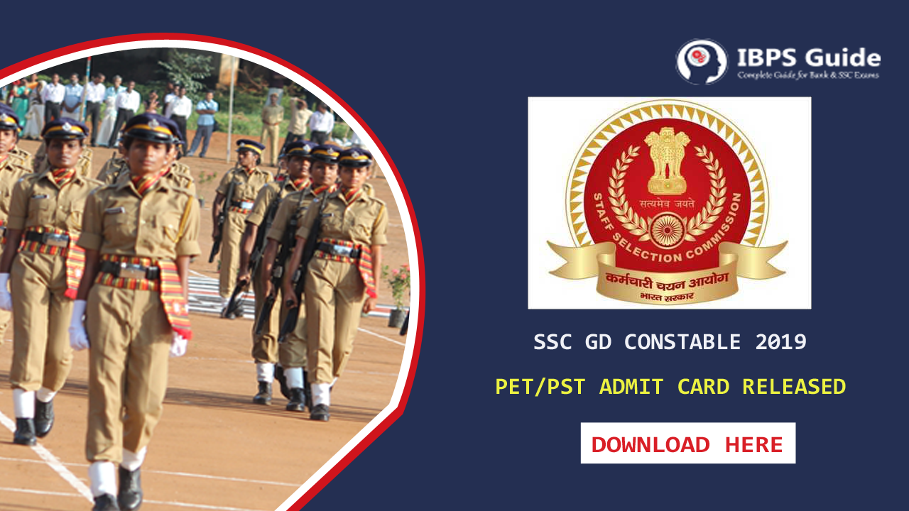 Ssc Gd Constable Admit Card 2019 Ssc Gd Physical Admit Card 2019