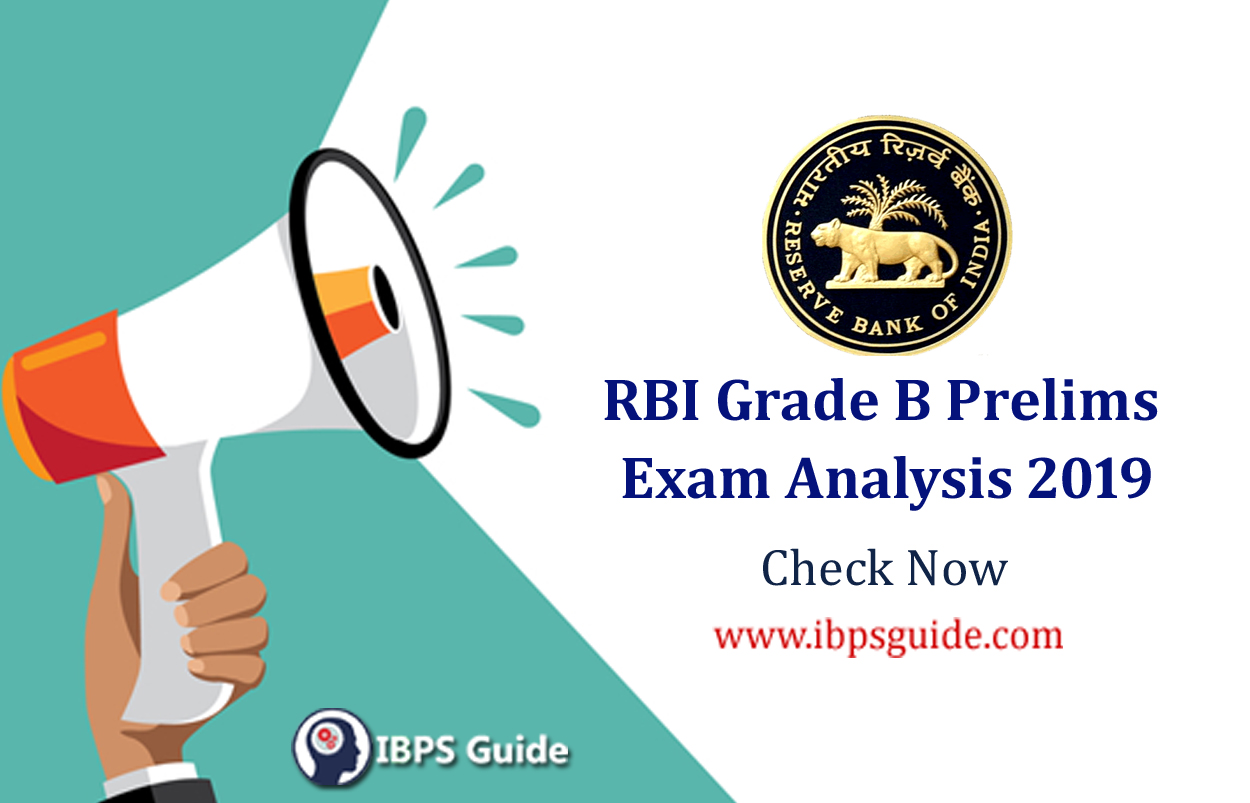 RBI Grade B Prelims 2019 Exam Analysis | Check Exam Analysis Here