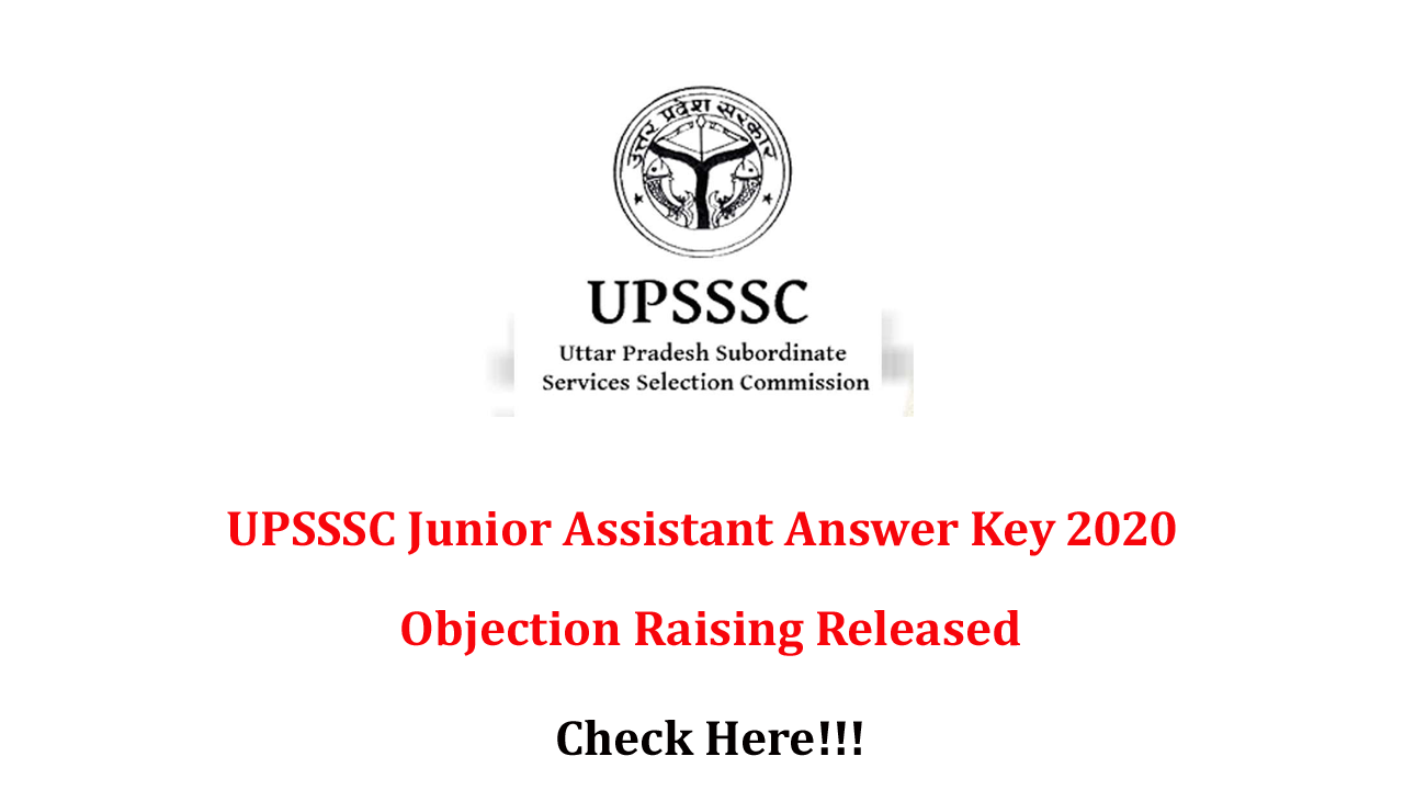 upsssc-junior-assistant-answer-key-2020-check-answer-key