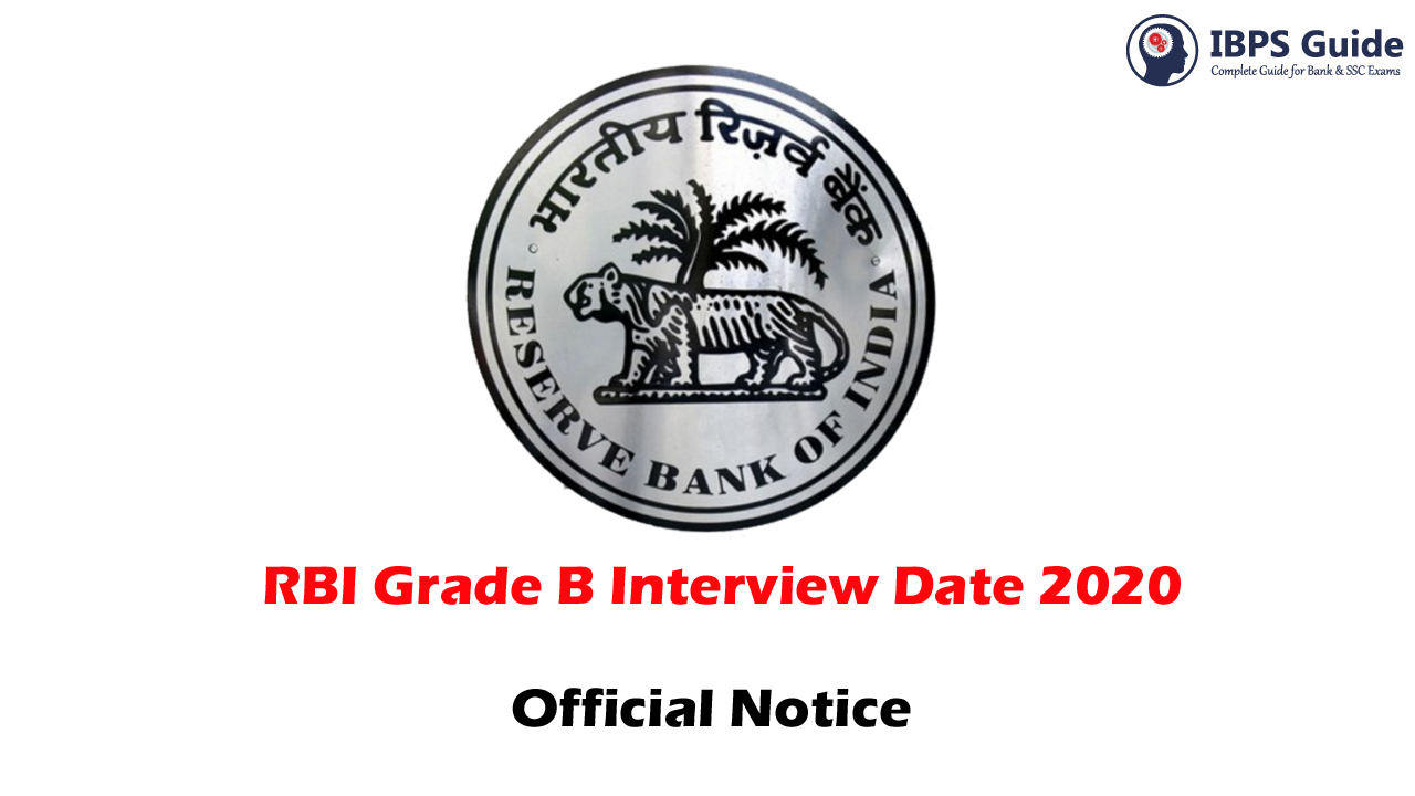 RBI Grade B Interview postponed |Check the Official notice.