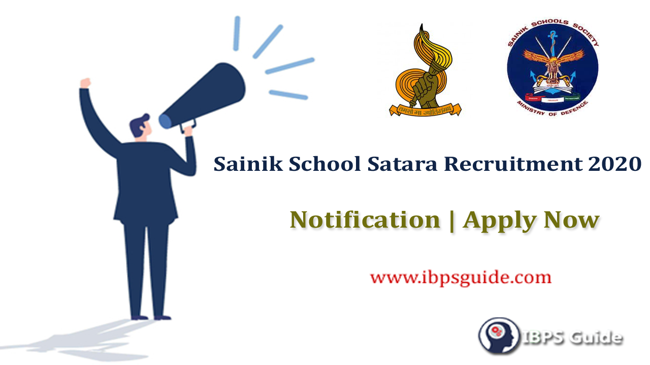 Sainik School Satara Recruitment 2020 | Notification | Apply Now