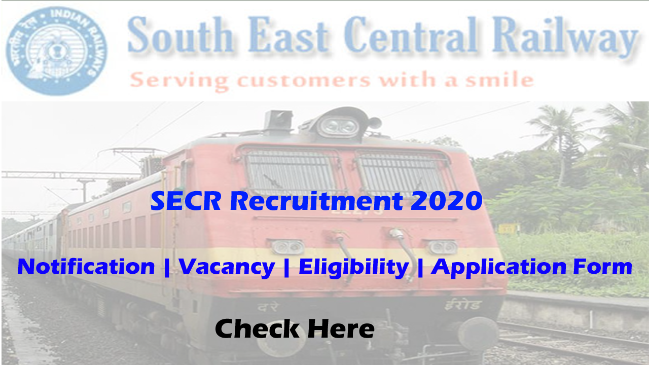 South East Railway Recruitment 2020 | 103 Pharmacist Posts | Apply Here