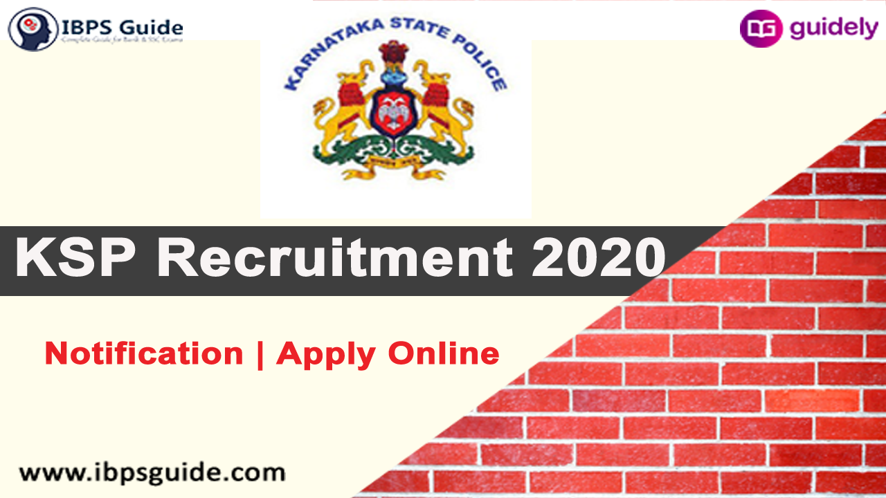 KSP Recruitment 2020 6848 Vacancy , Notification PDF