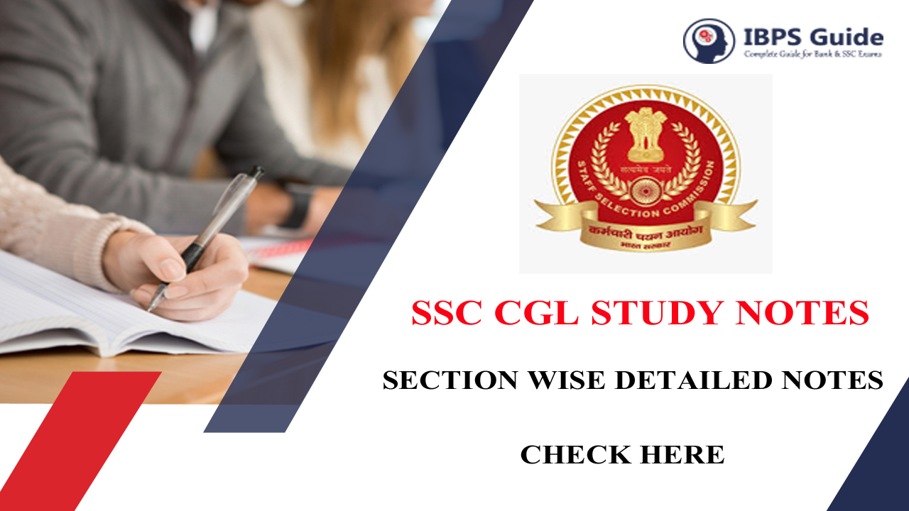 SSC CGL Study Material Free Download 2020 | Study Notes PDF