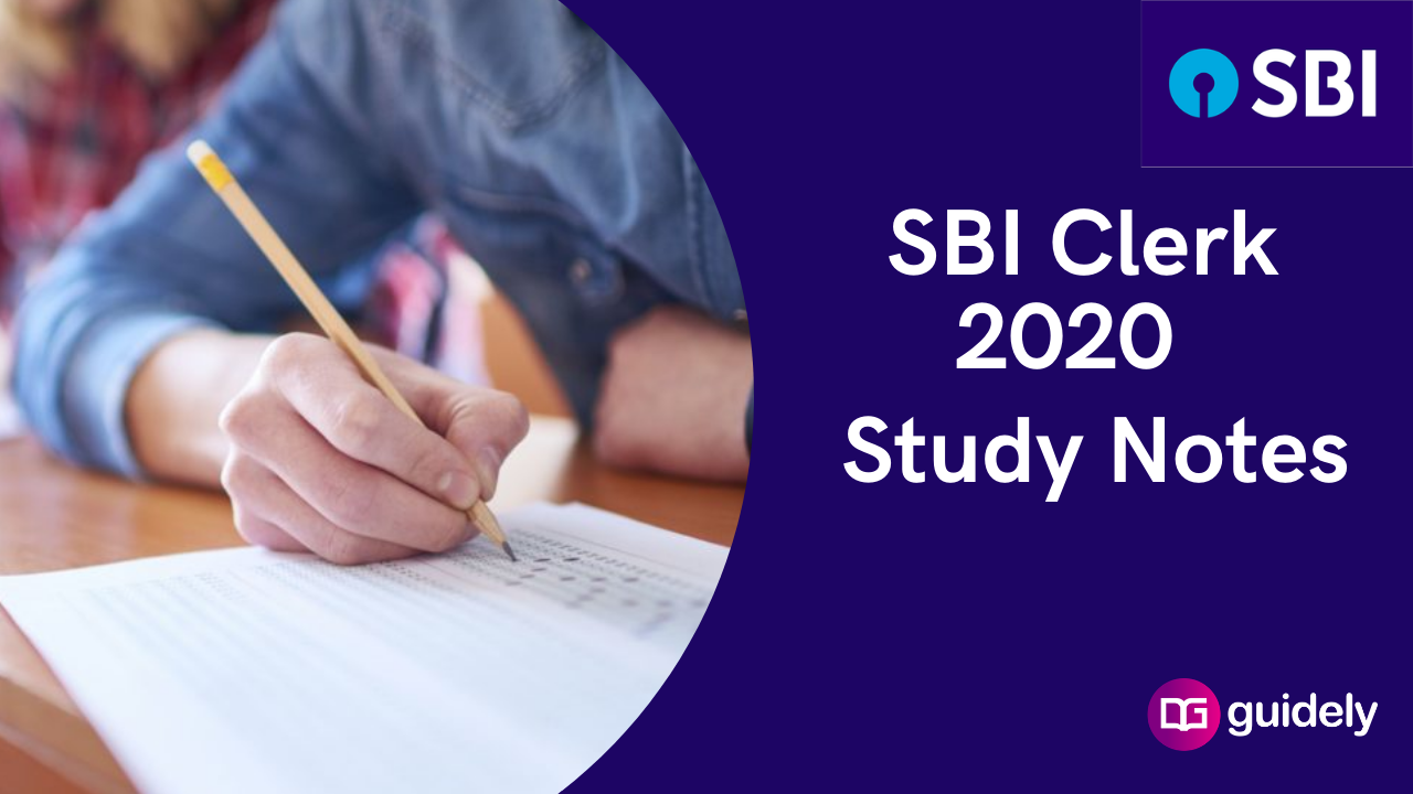 SBI Clerk Study Notes 2020 | Complete preparation kit