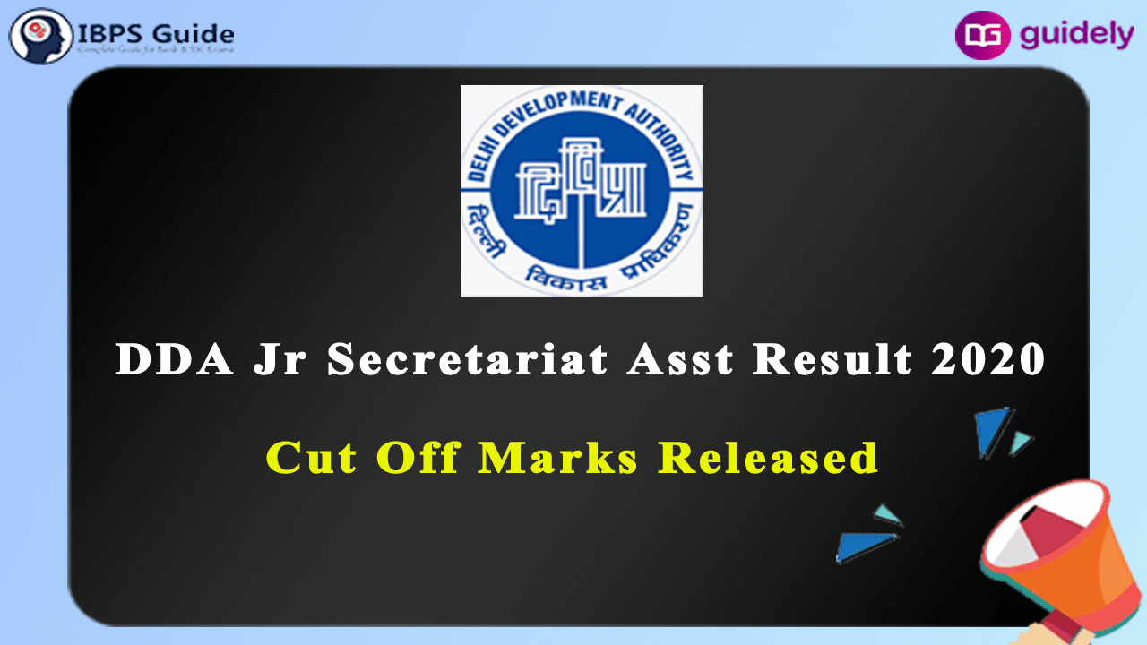 dda-junior-secretariat-assistant-result-2020-cut-off-marks-released