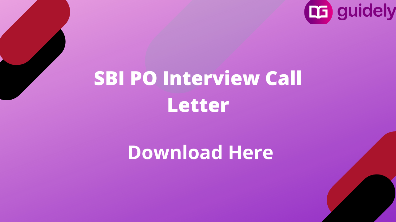 SBI PO Interview Call Letter 2021-2022: Out | Download Here