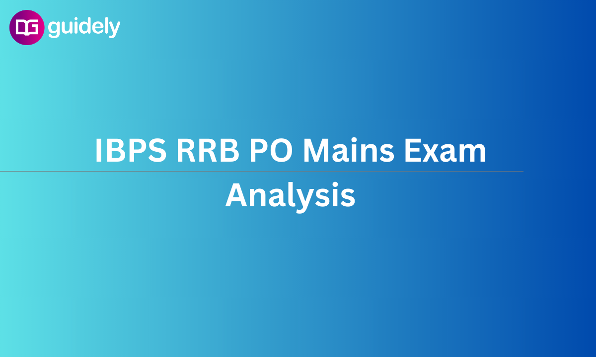 IBPS RRB PO Mains Exam Analysis 2023 For 10th September