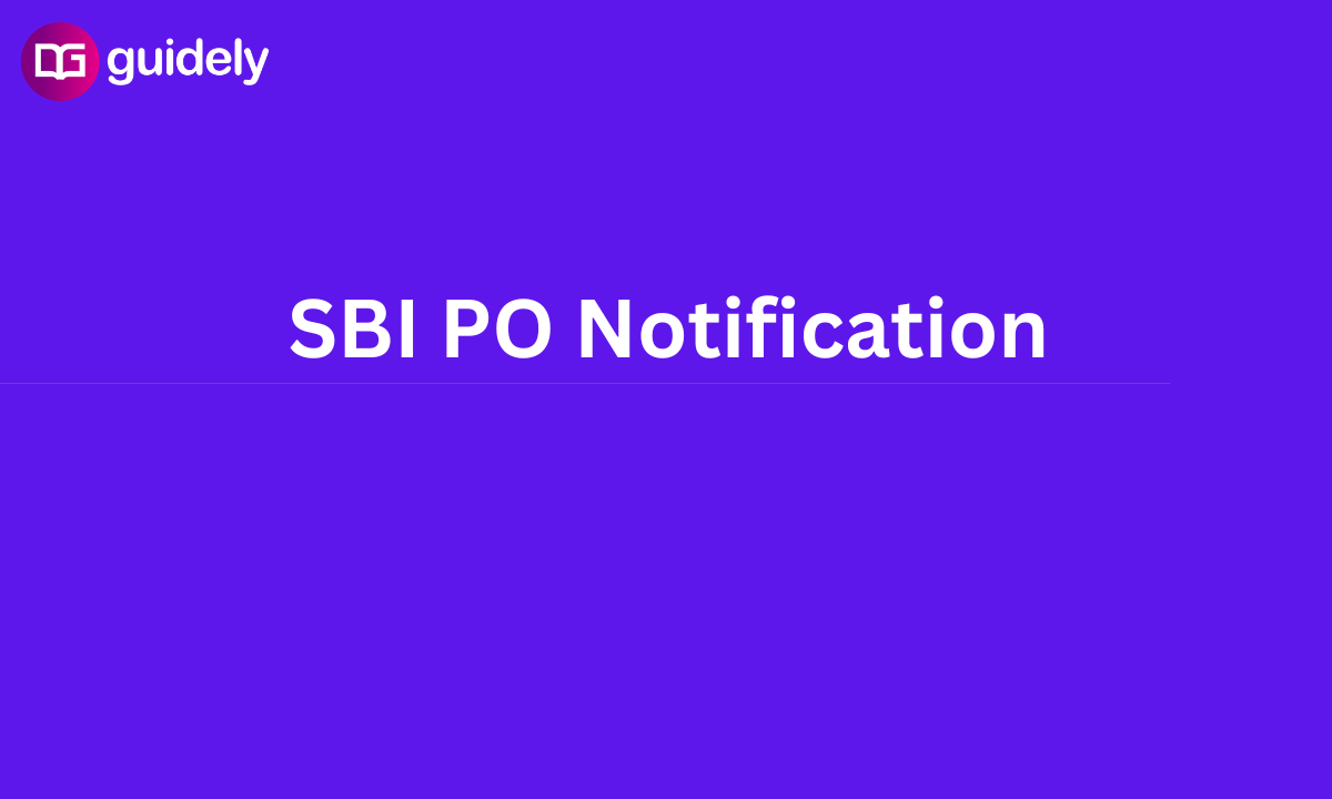 SBI PO Recruitment 2023 Notification: 2000 Probationary Officer -  studyexpertise.com